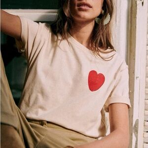 Sezane Heart T-Shirt - Sézane x Bobo Choses